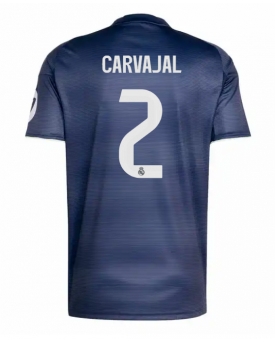 Billige Fotballdrakt Real Madrid Daniel Carvajal #2 Replika Bortedrakt 2025-26 Kortermet